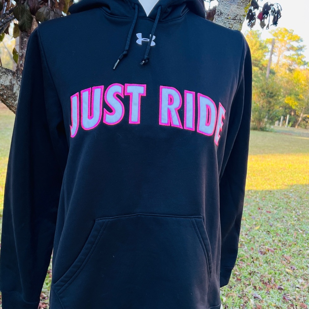 “Just Ride” Under Armour Hooded Sweatshirt